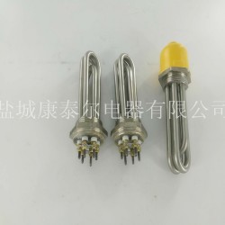 304不銹鋼3U法蘭電加熱管 太陽能絲扣加熱管