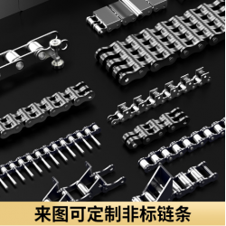 碳鋼工業(yè)傳動鏈條提升機單排雙排鏈條