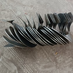 加厚連續(xù)絞龍葉片無軸螺旋葉片