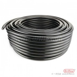 黑色加棉線平包塑金屬軟管配套金屬接頭設(shè)備穿線用