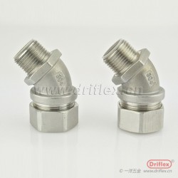 304不銹鋼45度彎頭電工電氣設(shè)備穿線用